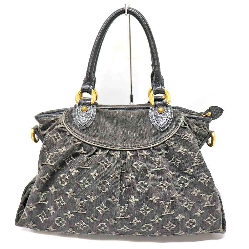 Louis Vuitton Neo Cabby Bag Black Denim